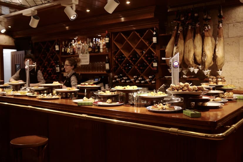 Pintxos in a San Sebastian bar